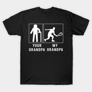 Game, Set, Match: 'Squash Your Grandpa, My Grandpa' Tee for Grandsons & Granddaughters! T-Shirt